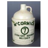 McCormick Straight Bourbon Whiskey Handled Jug, Amber Glass Barrel Of Beer, Qty 2, And More