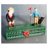 Cast Iron Reproduction Golfers Bank