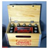 Coca Cola Crate Alarm Clock Radio, CD Case, Die Cast Cars, Playing Cards And More