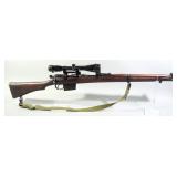 Enfield R.F.I.1967 7.62mm Bolt Action Rifle SN# U2598, Bushnell Sportview 4-12x Scope, Paper Stuck U