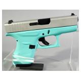 Glock 42 .380 Auto Pistol SN# AFEH011, 2 Total Mags, Speed Loader, Paperwork, In Hard Case