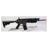 Golden Eagle M4S-System Carbine Electric Airsoft Rifle, With Adjustable Stock, Rail Mount, Charger, 