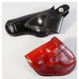 Bianchi Model 5B And Don Hume Leather Holsters