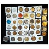 Commemorative And Replica Coin Collection, Various Faces And Styles