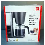 Zwilling Enfinigy 12-Cup Drip Coffee Maker, 1.5L, Appears New In Box