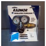 Radnor Flowmeter Mig And Tig Applications, Model HRF1425-580-RA, Qty 1, Regulator/Flow Gauge Model G