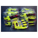 Refrigiwear High Visibility Lime Velcro Wrist Work Gloves, Size Large, Qty 20 Pair