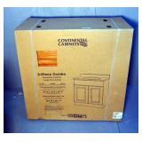 Continental Cabinets, 2 Piece Combo Vanity Cabinet With Marble Top, Model C14036A, 32" x 36" x 18"