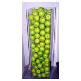 Faux Granny Smith Apples, Approx Qty 150, In Plexi-Glass Storage Container