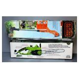 Black & Decker Cordless 20V Edge Trimmer, Model # LST201, And Earthwise 12AMP 16" Electric Chainsaw,