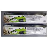 Earthwise 12AMP 16" Electric Chainsaws, Model # CS33016, Qty 2