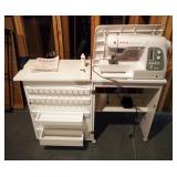 Singer Modern Quilter With Swift Smart Threading System, Model 8500Q, With Push Pedal, Manual And Se