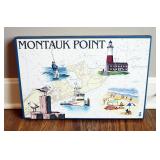 Framed Under Glass Lighthouse Wall Decor, Qty 2, 15" x 39" & 17" x 14"