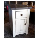Country Style Single Drawer Side Cabinet, 25" x 16" x 24"