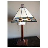 Decorative Table Lamps Qty 2, 21" & 17", Both Power On