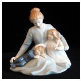 Lenox Vase & Bud Vase, A Mothers Touch Porcelain Figurine, Lladro Porcelain Figurine