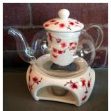 Hazel Atlas Blue Windmill Milk Glass Salt & Pepper Shakers, Glass 13" Drink Dispenser, Avon 11" Deco