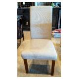 Upholstered Dining Chairs Qty 4, 39.5" x 19.5" x 19.5"