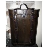 Wood Duel Wine Carrying Case, Glass Decanters With Stoppers, Qty 2, And More