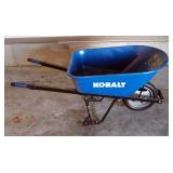 Kobalt Heavy Duty Metal Wheelbarrow With Flat Free Tire