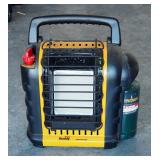 Portable Buddy Propane Heater, Untested, Electrical Water Pump, Untested, Road Salt In 5 Gallon Buck