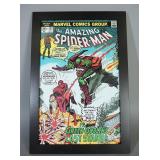 Amazing Spider-Man #122 Death Of Green Goblin Cover Image On Board, Framed, 12-7/8" Wide x 18-7/8" H