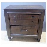 Liberty Furniture 2-Drawer Night Stand, Dovetail Construction, 29.25" High x 29" Wide x 17" Deep