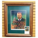 Peter Smokorowski (Ukrainian-American, 1938- ) Teddy Roosevelt Ltd Ed Print, Signed And Numbered 33/