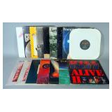 Rock Vinyl LPs, Includes Van Halen, Meatloaf, Kiss, ZZ Top, Clapton, Frampton, Grand Funk, Billy Squ