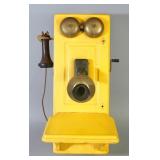 Western Electric Company Antique Hand-Crank Wall Hanging Telephone