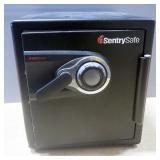 Sentry Safe Combination Safe, Combo Known, With Interior Safe Box With Key, Approx 18" x 16.5" x 17"