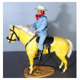 Gabriel Lone Ranger and Silver Action Figures, Lone Ranger Is 10" H, Silver Is 11" H