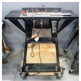 Stanley Router Model H39B, On Mastergrip Router Table, And Universal Metal Tool Stand With Wheels