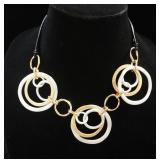 Ring/Hoop Short Chain Fashion Necklace