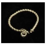 Sterling Silver Diamond Tennis Bracelet, 7" Long, Diamond Approx .15 CTW, Approx 11.86 g Total Weigh