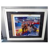 Susan Sinclair 2005 "Coaching Legends" Kansas Jayhawk Signed & Numbered Framed Print, 364/4000, 25.5