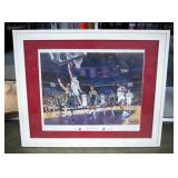 Susan Sinclair 2005 "Back to Back" Kansas Jayhawk Signed & Numbered Framed Print, 168/4000, 25.5" x 