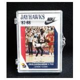 1987-88 Kansas Jayhawk Basketball Trading Cards, Qty 9 And NBA Hoops Series I - 1993-94 Trading Card