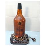 Amber Glass Mechanical Device Of Unknown Function, 14.5" Tall