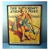 Saturday Evening Post "Trust Buster- Folklore Of Thurman Arnold" Framed Poster, Printed August 12th 