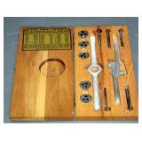 Henry L Hanson Company Tap & Die Set # S-21 In Wood Storage Box