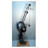 Antique Bench Top Hand Drill & Electric Belt Driven Dental Drill