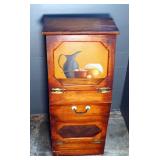 Handcrafted Compartmental Dry Storage Bin, 37" x 16.5" x 12"