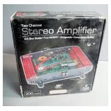 VR3 200 WATT, 2 Channel Stereo Amplifiers, Model VRA2.0 And Scosche Dual Amp Expansion Kit