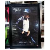 Michael Jackson Framed Posters, Qty 2, 40.5" x 28.5"