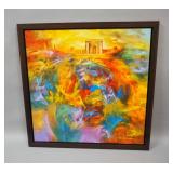 Eduard Grossman (Russian, 1946-2017) Print On Canvas, Framed, 43" W x 43" H