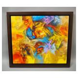 Eduard Grossman (Russian, 1946-2017) Print On Canvas, Framed, 35" W x 31" H