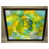 Eduard Grossman (Russian, 1946-2017) Print On Canvas, Framed, 51" W x 43" H