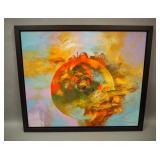 Eduard Grossman (Russian, 1946-2017) Print On Canvas, Framed, 43" W x 43" H