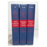 "The Centennial History Of The Civil War" By Bruce Catton, 3 Volume Set, Copyright 1961